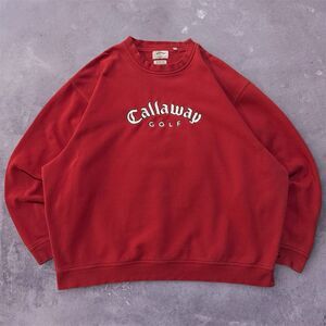 Vintage 90s Callaway Golf Brushed Fleece Sweatshirt Embroidered Logo Men’s XL